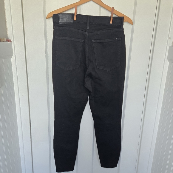Everlane Women's The Way-High Skinny Jean Size 30 Black Organic Cotton Grunge - Picture 6 of 11